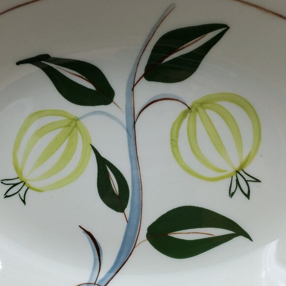 Blue Ridge Southern Potteries Forest Fruit Oval Vegetable Serving Bowl - Picture 6 of 7